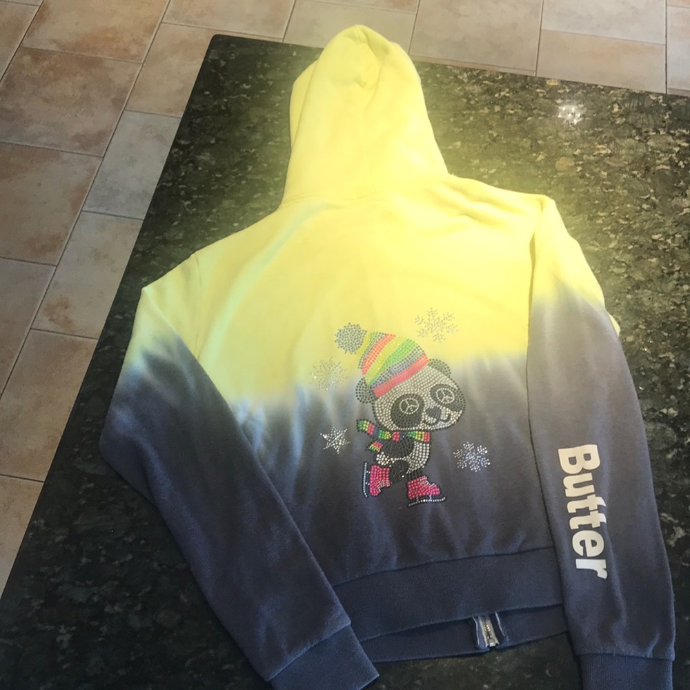 Butter front zip hoodie